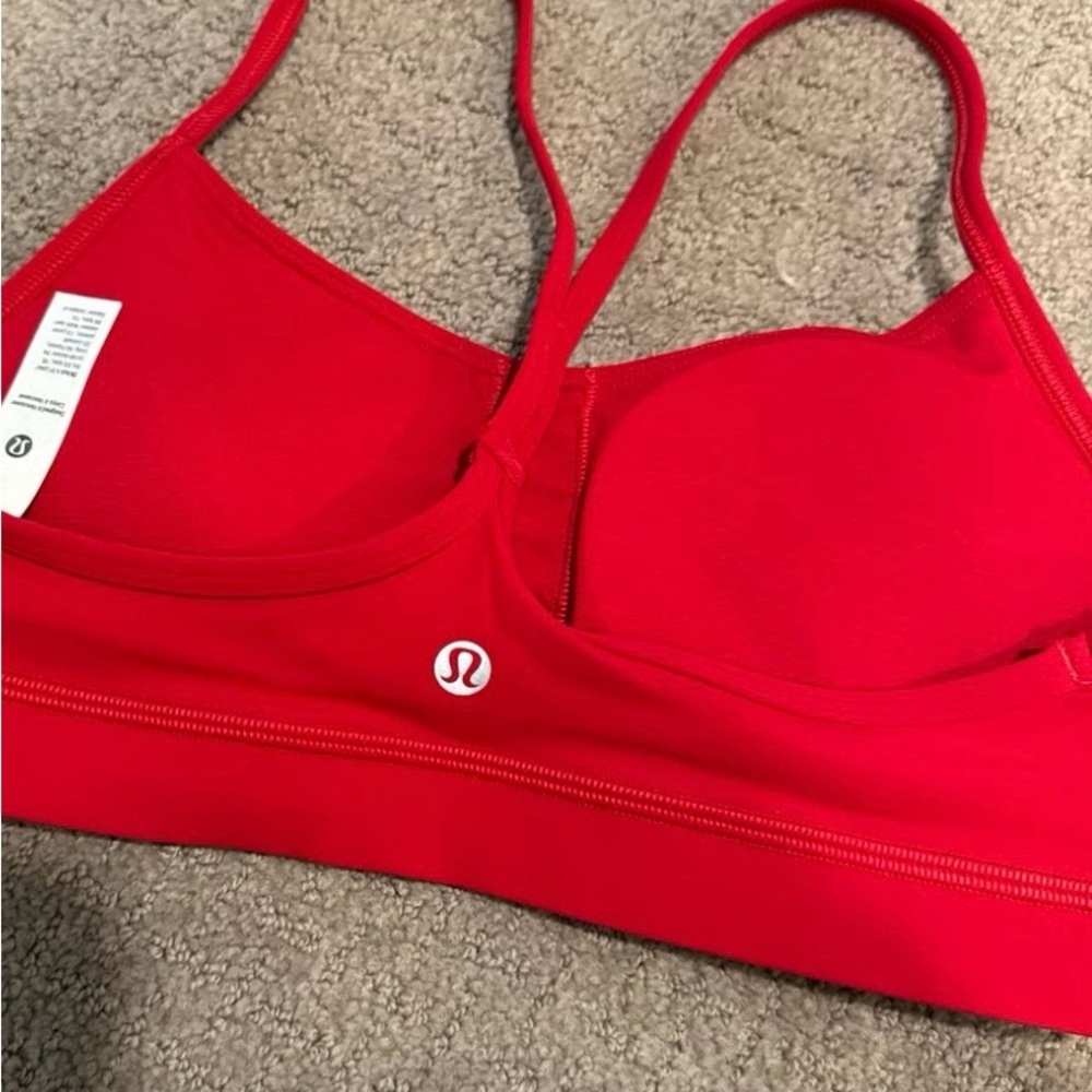 lululemon athletica Vibrant Red Sports Bra